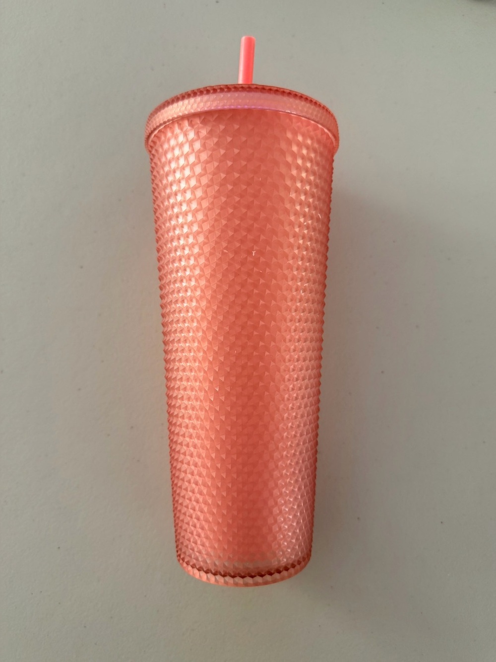 RETIRED: Starbucks | 2022 Valentine's Soft Touch Pink Studded Venti Tumbler - Picture 10 of 14